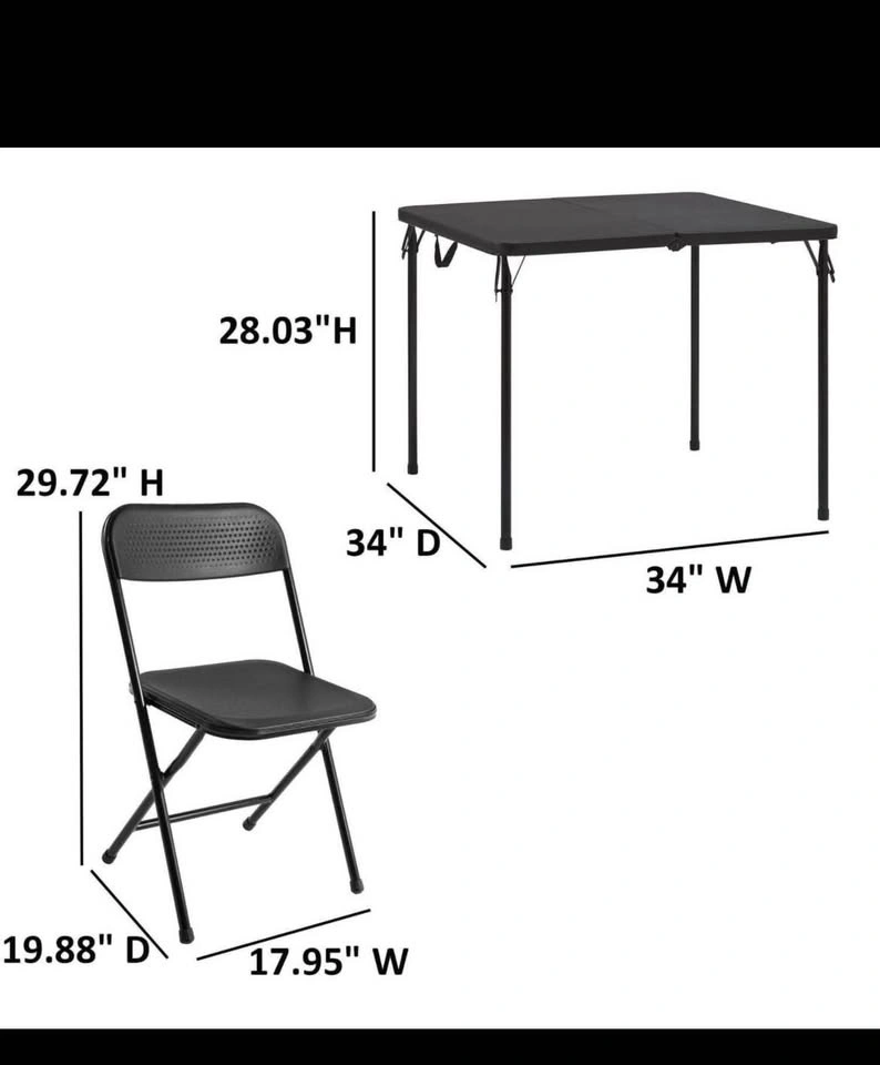 Mainstays Folding Table & Chair Set - photo 3
