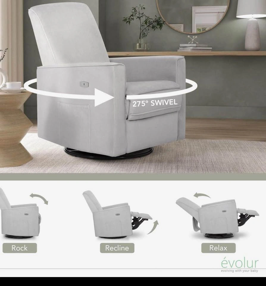 Evolur Harlow Deluxe Glider, Power Recliner, and Rocker - photo 2
