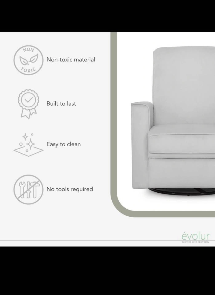 Evolur Harlow Deluxe Glider, Power Recliner, and Rocker - photo 3