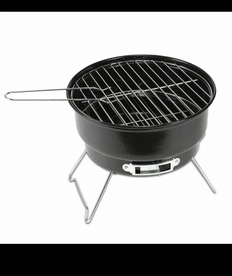 Portable Charcoal BBQ Grill Outdoor Camping Barbecue Tools with - photo 3