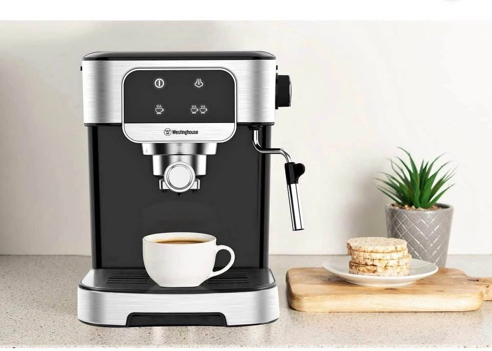 Chefman Easy-Brew Espresso Machine with Milk Steamer