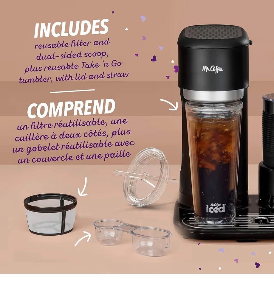 Mr. Coffee 4-in-1 Single-Serve Latte, Iced and Hot Coffee Maker - photo 5