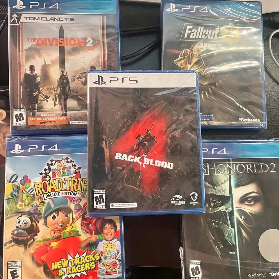 PS4 & PS5 Game Bundle – New/Sealed AAA Titles