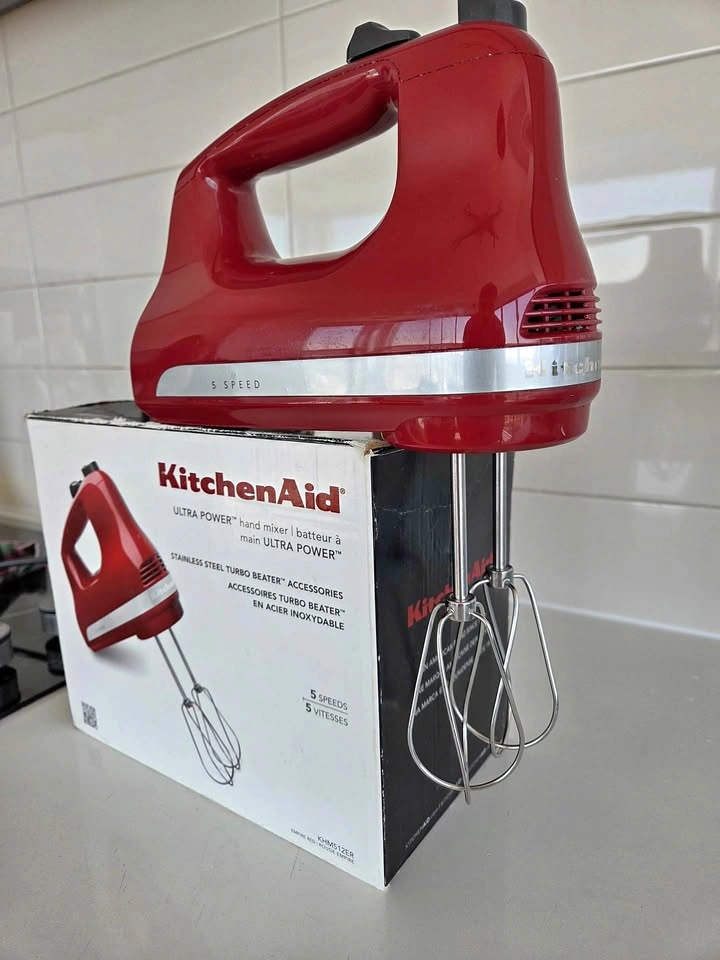 KitchenAid Ultra Power 5-Speed Hand Mixer | Empire Red | KHM512E