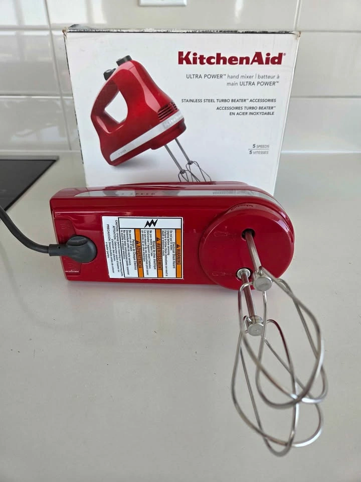 KitchenAid Ultra Power 5-Speed Hand Mixer | Empire Red | KHM512E - photo 2