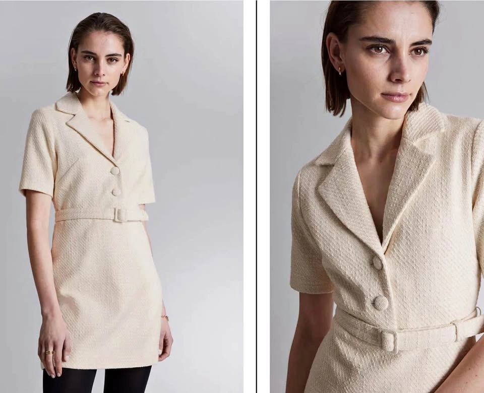 & other stories tweed dress