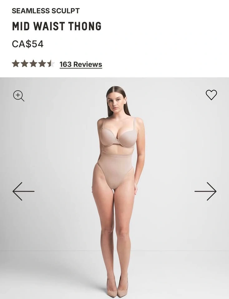 Mid waist thong body slimmer - photo 3