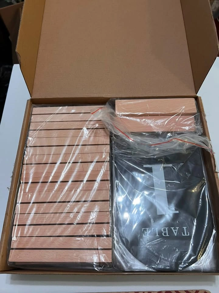 NEW Table Numbers 1 to 30 with Stands (Black Acrylic with White - photo 5