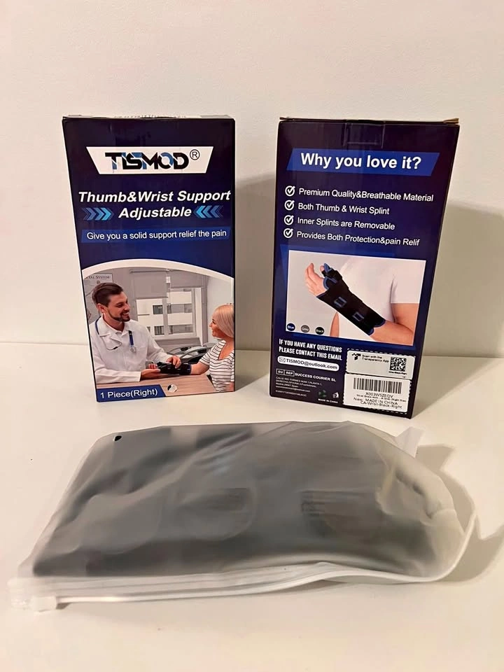 NEW TISMOD Wrist Brace with Thumb Support (Right Hand)