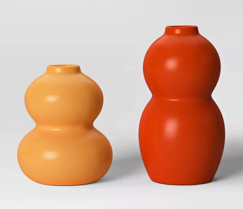 NEW Set of 2 Colourful Bud Vases