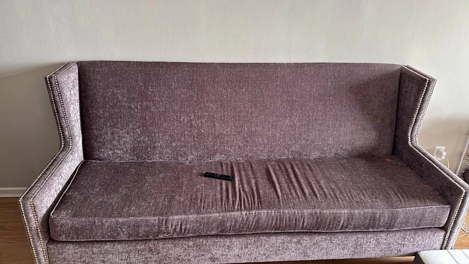 Grey 4 seater comfy sofa