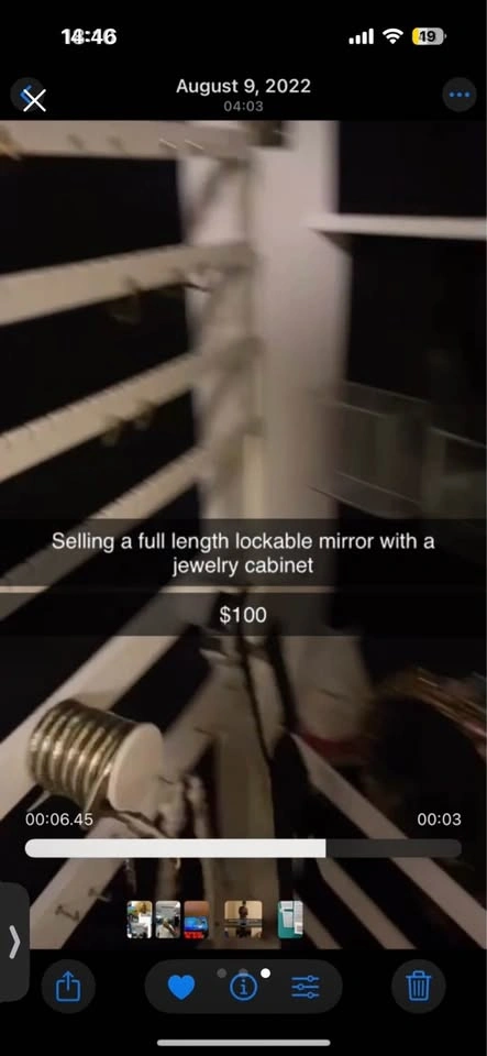 Mirror with storage $50 - photo 2