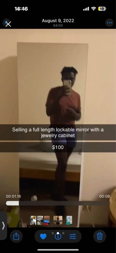 Mirror with storage $50 - photo 3