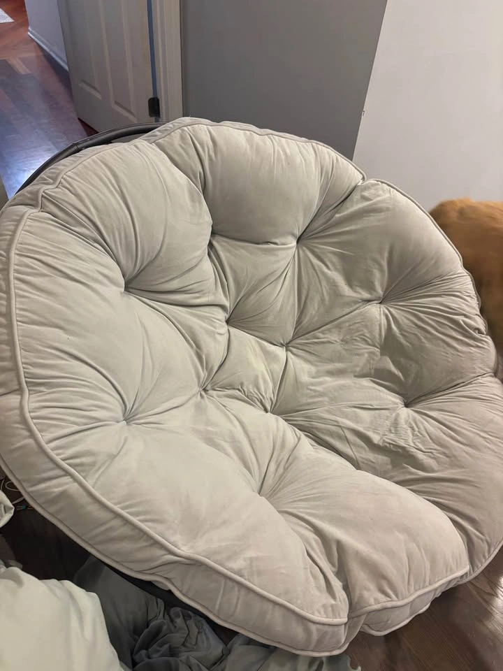 Round Papasan chair - photo 2