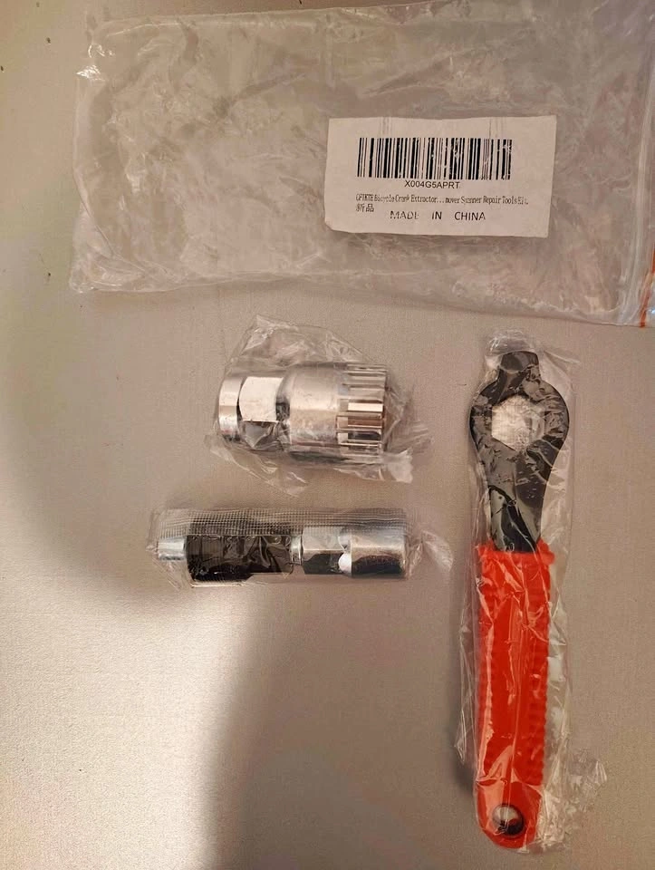 Bicycle Crank Extractor and Spanner Repair Tools Kit