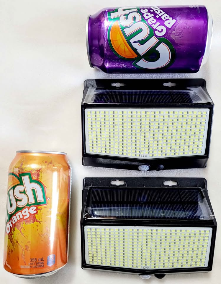 Set of 2 Solar Powered 468 LED Motion Sensor Lights - photo 2
