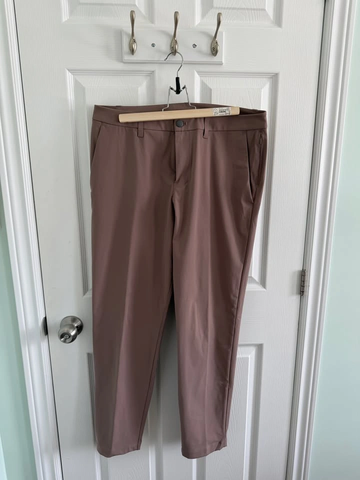 Lululemon ABC Slim-Fit Trouser – 33x32 (Taupetastic, Warpstreme) - photo 4