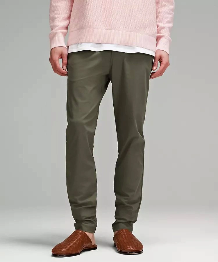 Lululemon ABC Skinny-Fit 5 Pocket Pant – Army Green (33x32)