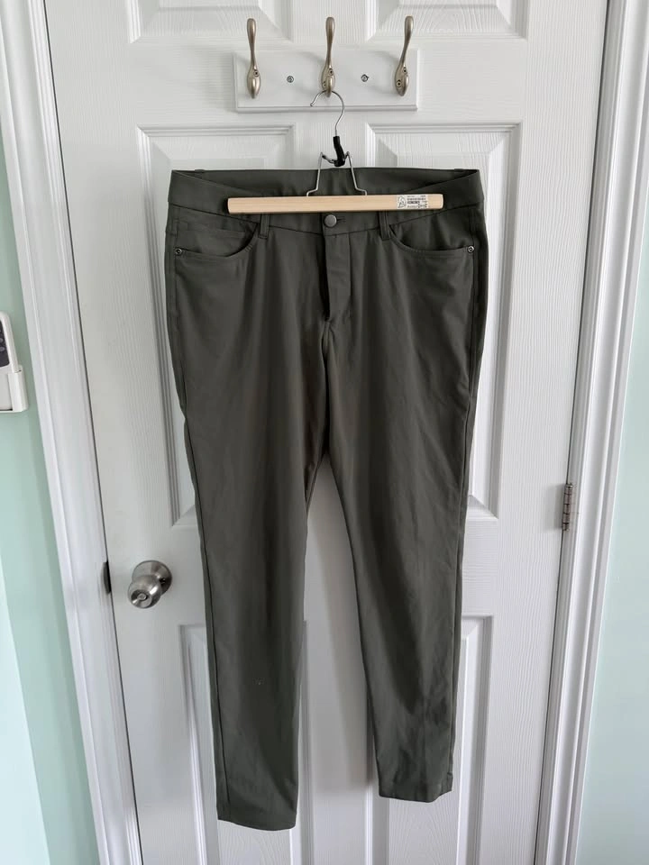 Lululemon ABC Skinny-Fit 5 Pocket Pant – Army Green (33x32) - photo 5