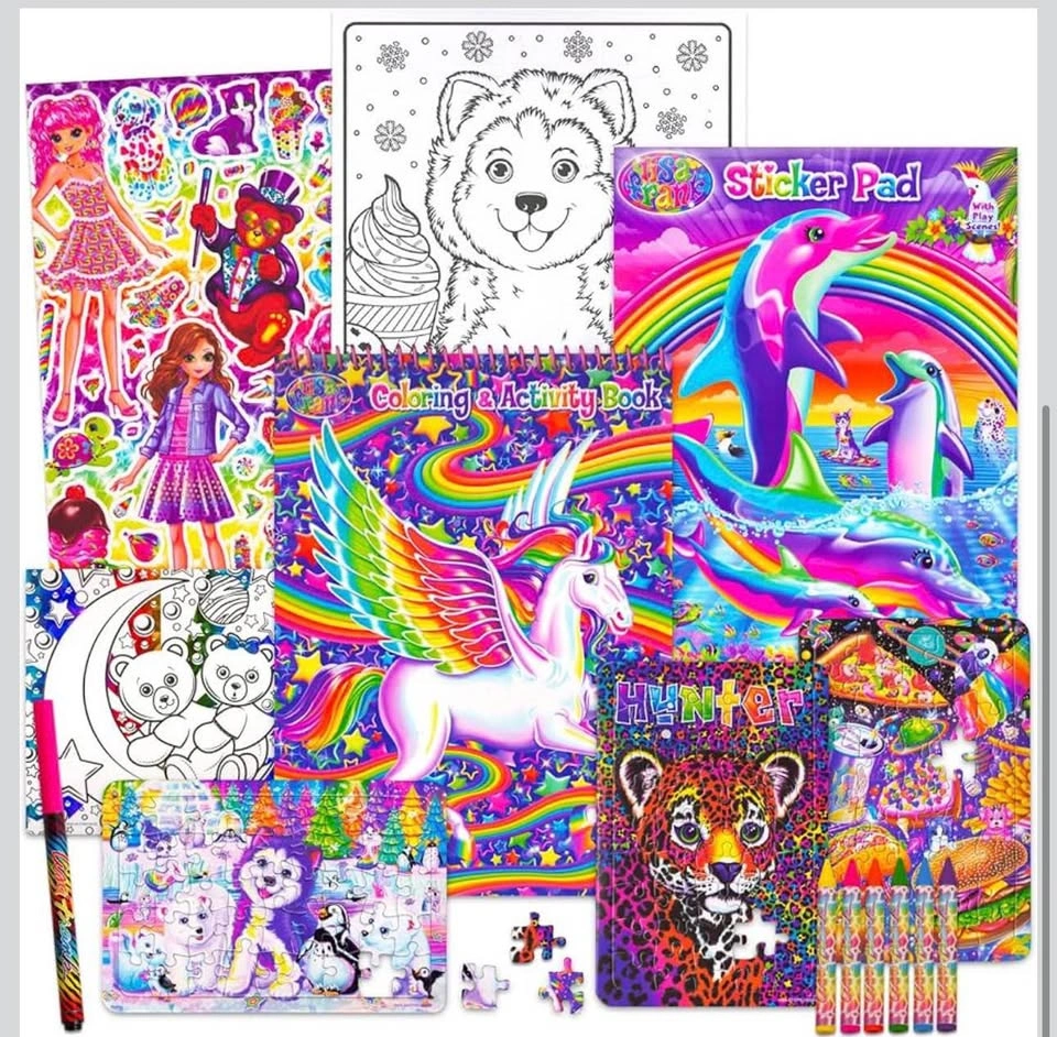 Brand New Lisa Frank Coloring & Activity Set – Giant Bundle - photo 2