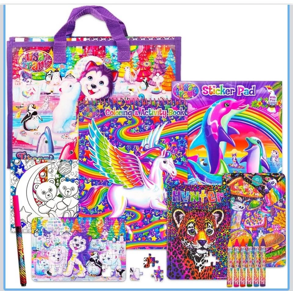 Brand New Lisa Frank Coloring & Activity Set – Giant Bundle - photo 3