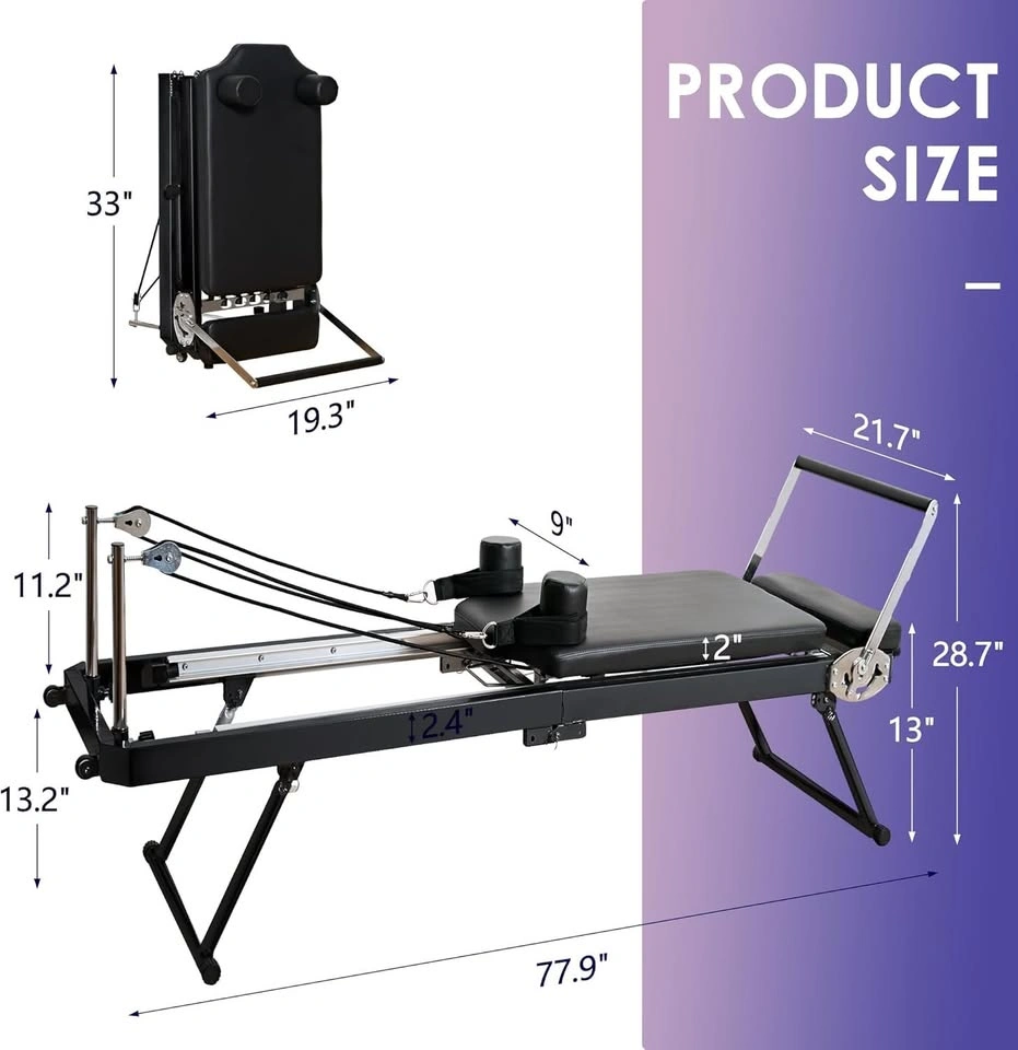 Foldable Pilates Reformer Machine - photo 2