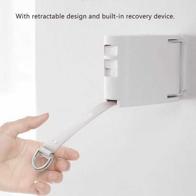 Retractable Wall Hanging Clothes Drying Rack (White) - photo 3
