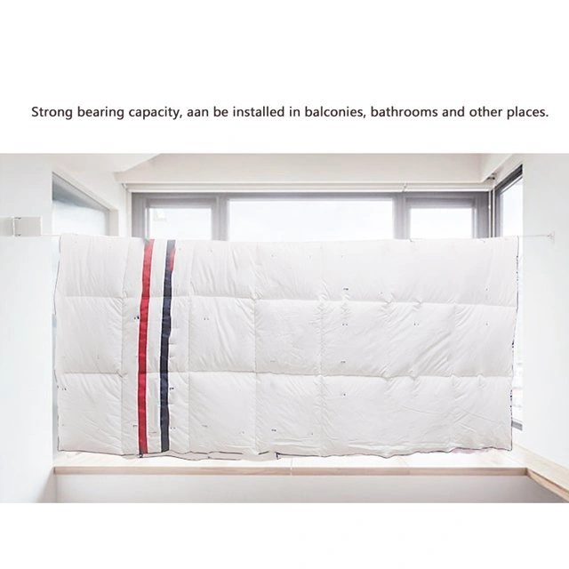 Retractable Wall Hanging Clothes Drying Rack (White) - photo 5