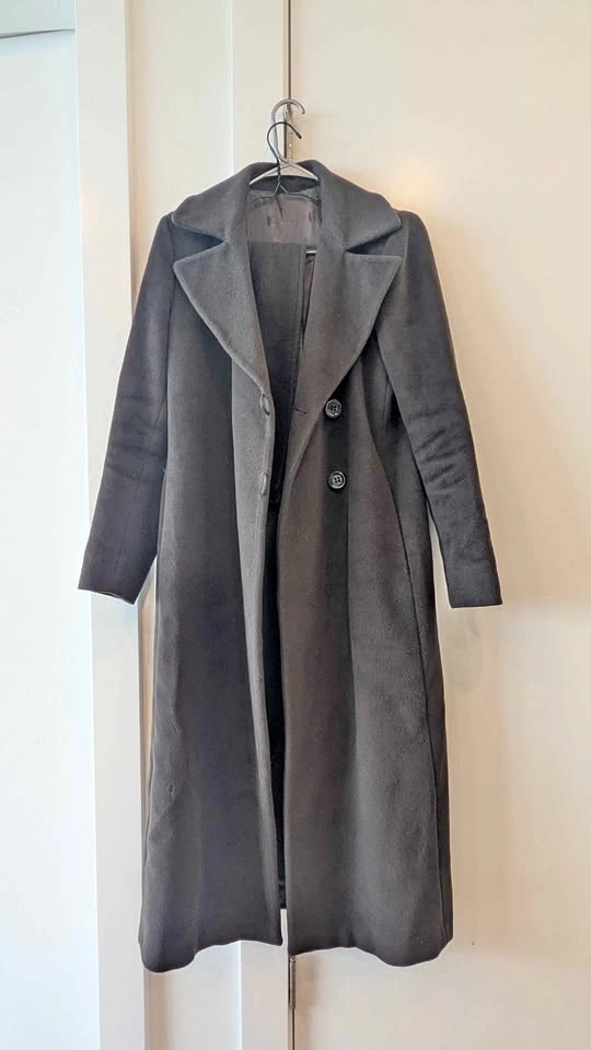 Wool and Cashmere Long Coat