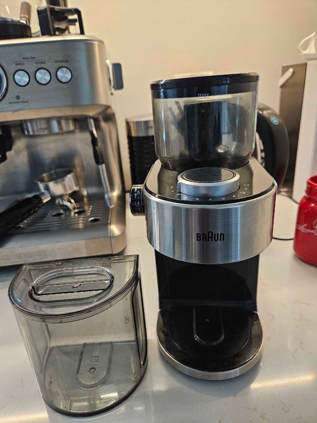 Braun Burr Coffee Grinder - KG7070, Stainless Steel, Black