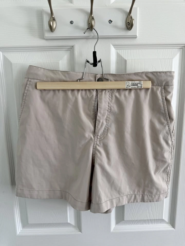 Abercrombie & Fitch Men’s Swim Shorts - Beige/Tan - Size Medium