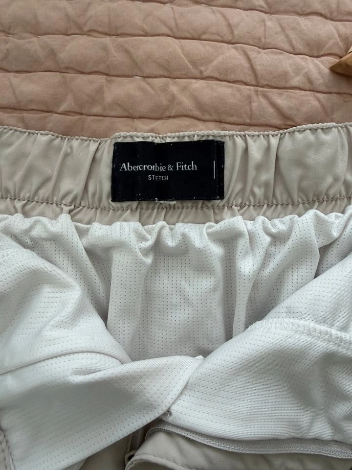 Abercrombie & Fitch Men’s Swim Shorts - Beige/Tan - Size Medium - photo 2