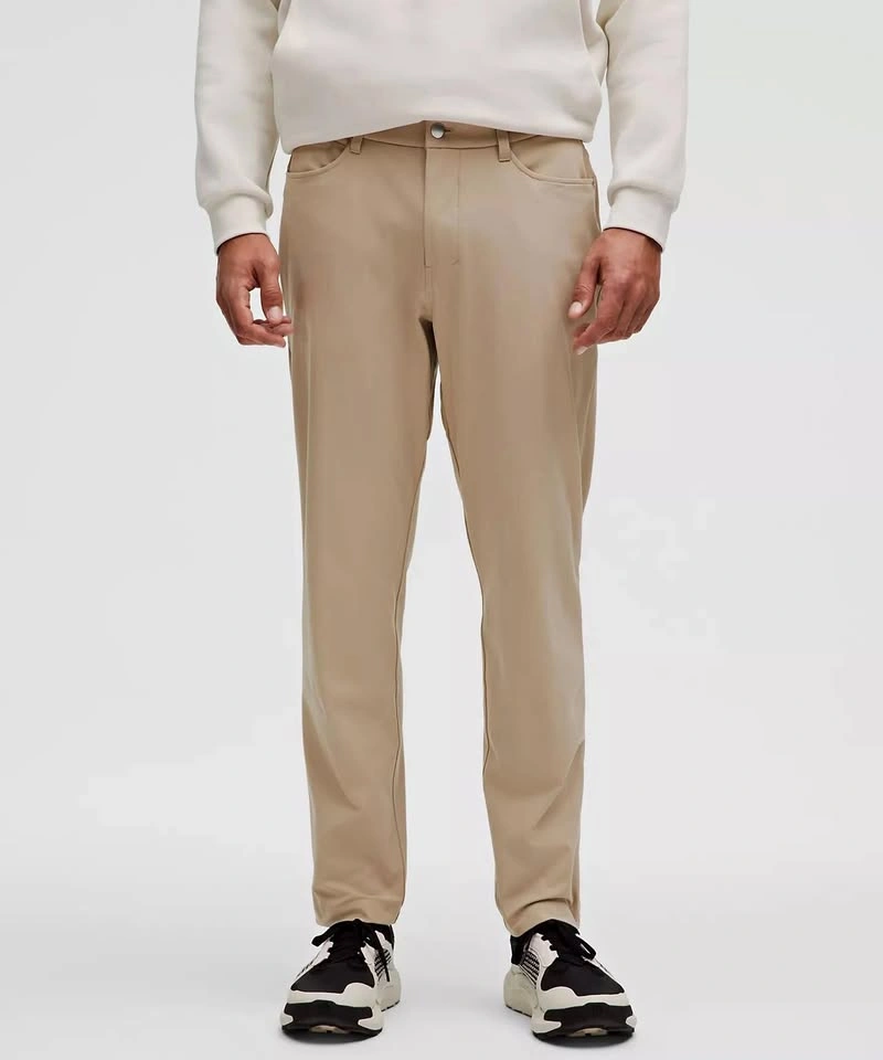 Lululemon Classic-Fit 5 Pocket Pant – WarpstremeTM – Khaki (33x3