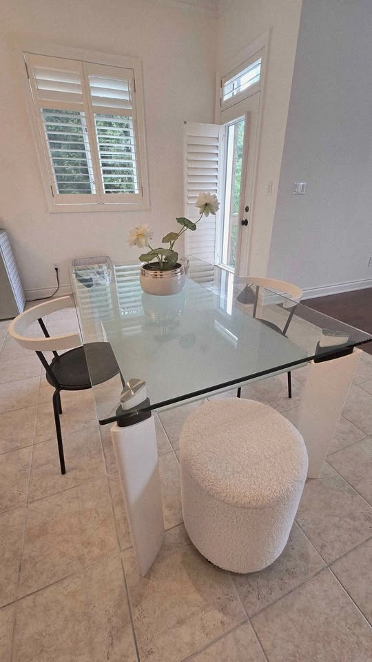 Modern Glass Dining Table - photo 5