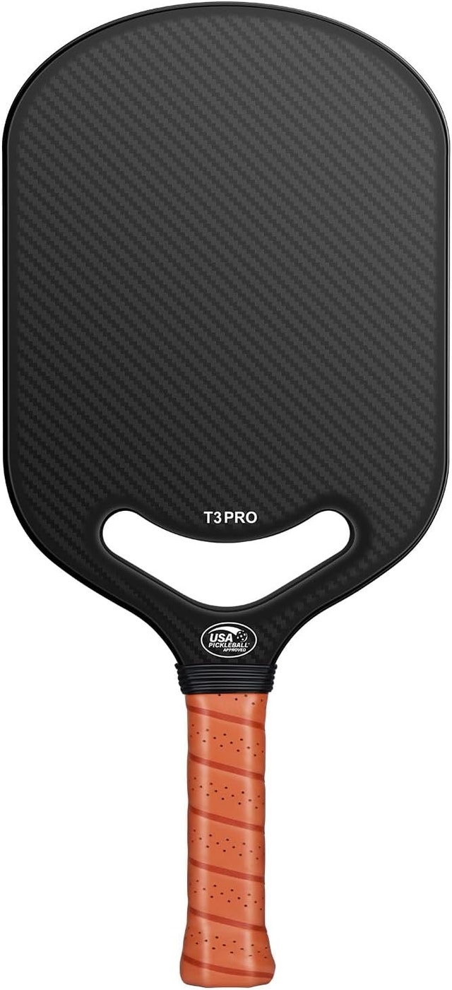 Carbon Fiber Pickleball Paddle Aero Throat USAPA Approved Power