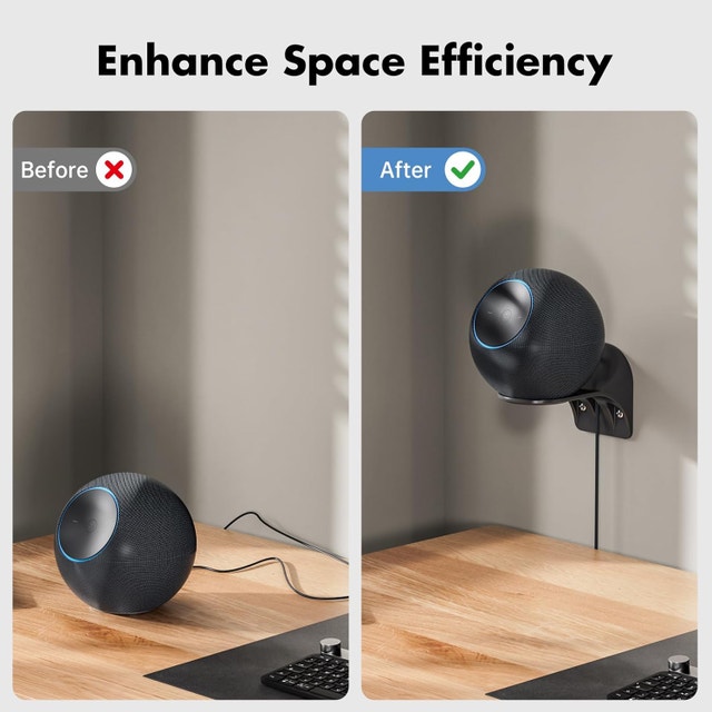 Wall Mount for Echo Studio 2025 Aluminum Space-Saving Bracket - photo 4