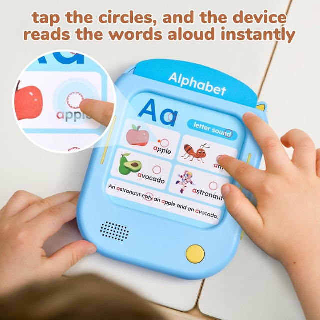 Kids Learning Tablet 156-Page Tap-to-Read Flash Cards Montessori - photo 4