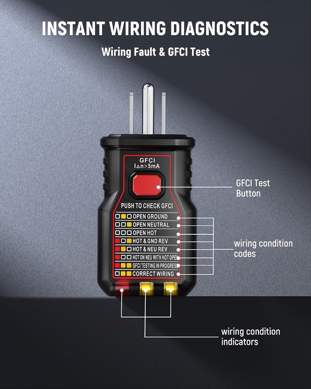 Circuit Breaker Finder - LCD Display, GFCI Tester - photo 5