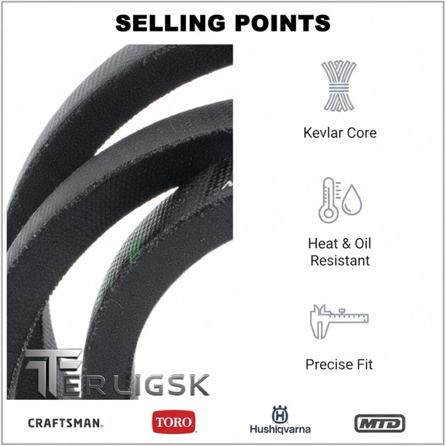 5/8 x 242" Mower Deck Belt Kevlar Replacement for Toro Z Master - photo 5