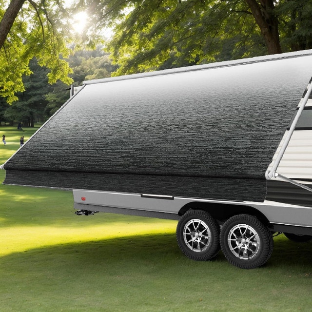 12' Heavy Duty RV Awning Replacement Fabric 11'2" 19.5oz