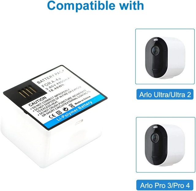 Arlo Ultra/Pro3 Dual LCD Battery Charger Replacement Kit - photo 3