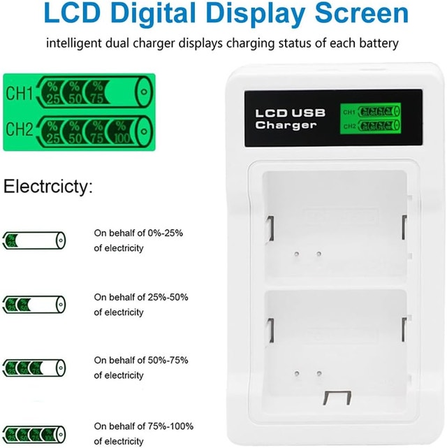 Arlo Ultra/Pro3 Dual LCD Battery Charger Replacement Kit - photo 5