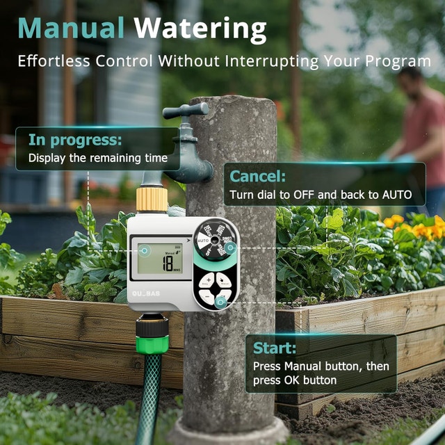 Programmable Brass Sprinkler Timer for Garden Hose - photo 4