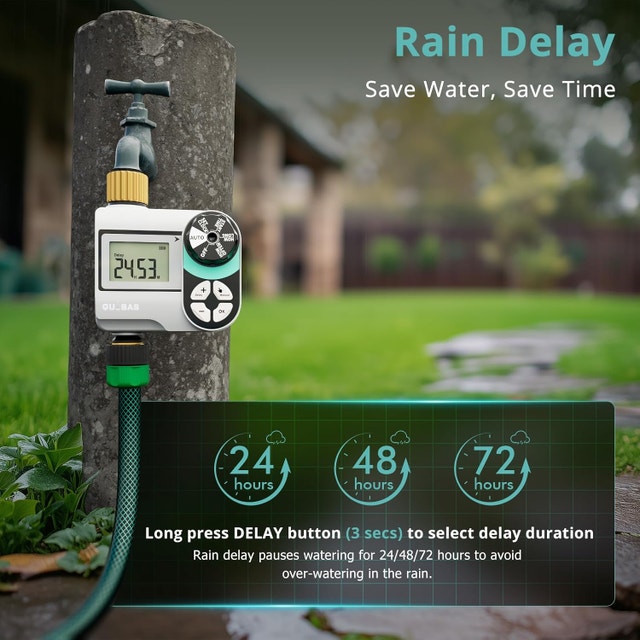 Programmable Brass Sprinkler Timer for Garden Hose - photo 5