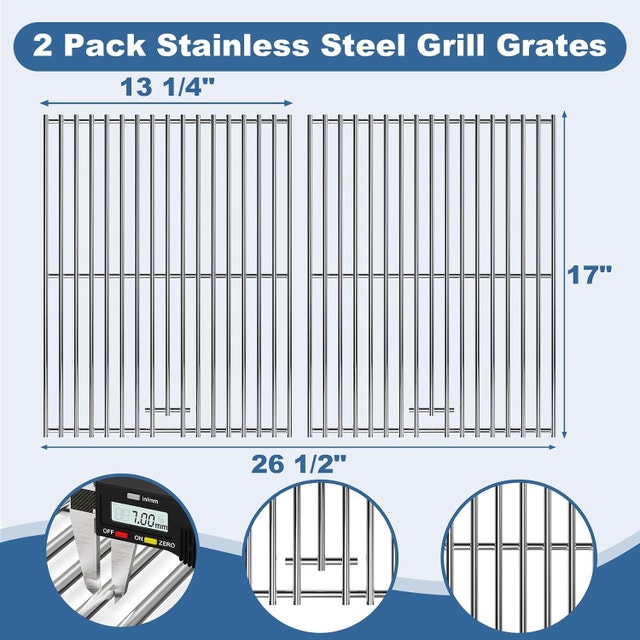 Nexgrill Grill Parts Kit Grates Heat Shields Burners 720-088 - photo 3