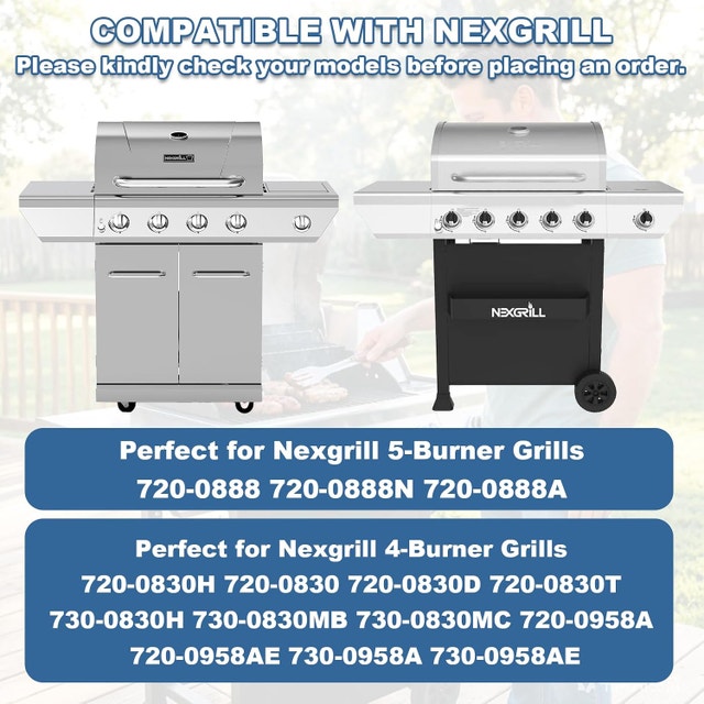 Nexgrill Grill Parts Kit Grates Heat Shields Burners 720-088 - photo 5