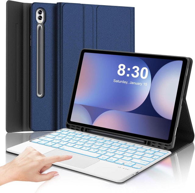 Samsung Galaxy Tab S10+/S9FE+ 12.4 Keyboard Case Trackpad