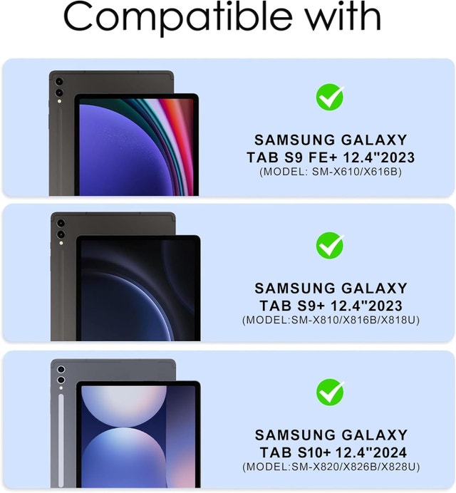 Samsung Galaxy Tab S10+/S9FE+ 12.4 Keyboard Case Trackpad - photo 2