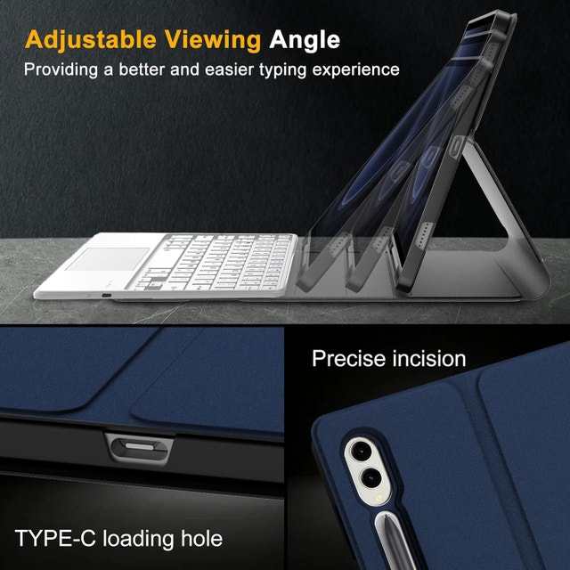 Samsung Galaxy Tab S10+/S9FE+ 12.4 Keyboard Case Trackpad - photo 4