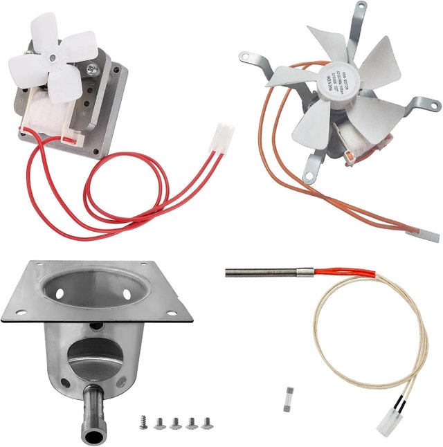 Grill Parts Kit Auger Motor Fan Burn Pot Ignitor for Traeger Pit